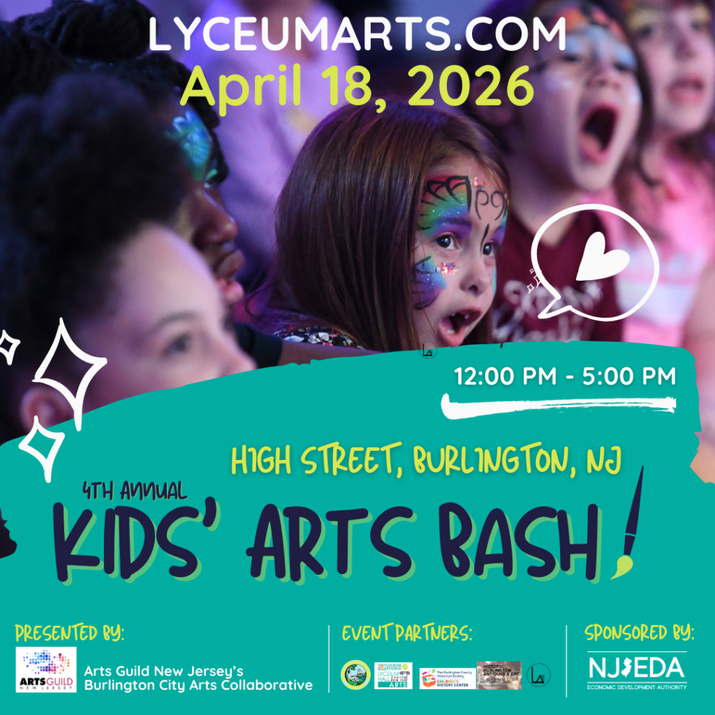 Kids' Arts Bash Square Save the Date